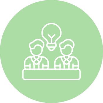 Brainstorm Creative Bold User Interface Element vector