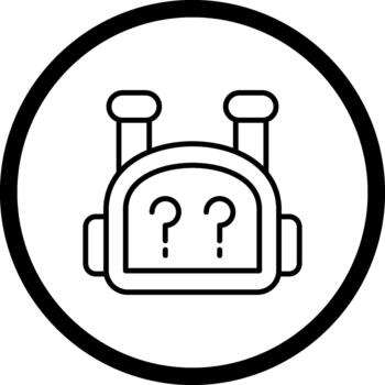 Bot Creative Flat Graphic Object vector