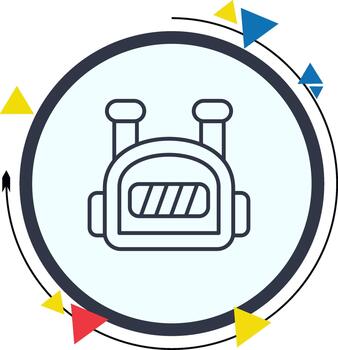 Bot Dynamic Sharp Interface Design Feature vector