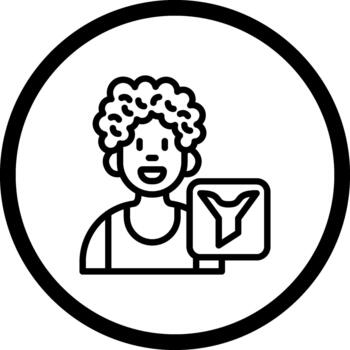 User Funnel Bold Clean Web Interface vector