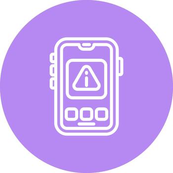 Mobile Error Modern Dynamic Interface Graphic Object vector