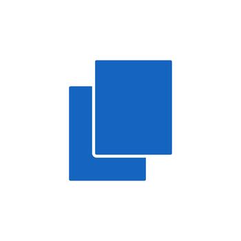 nexo lógica duplicador sólido icono para avanzado interfaces vector
