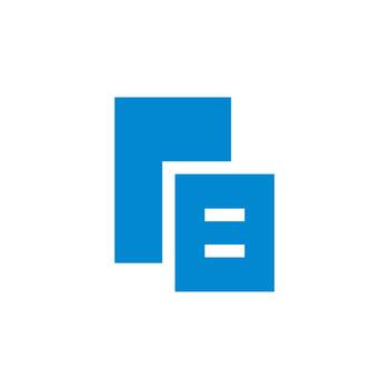 Paste solid icon for office management vector