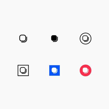 Multiple Images Icon User Interface Vectors