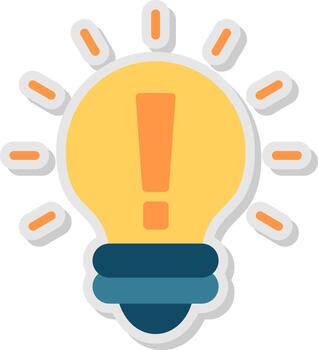 Mark Flat Shadow Design vector