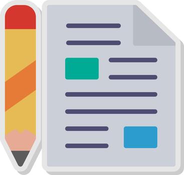 guión plano sombra diseño vector