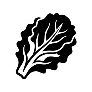 Espinacas hoja vegetal vector