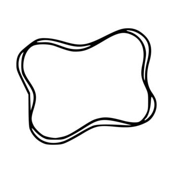 Handdrawn abstract elements vector