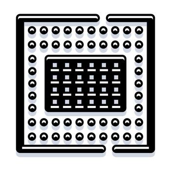 Computer processor unit for computing illustration vector