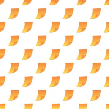 Repeating orange sticky notes seamless pattern background vector