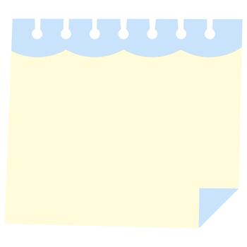 Torn Plain Note Flat Icon vector