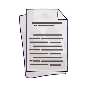 Document with text vector