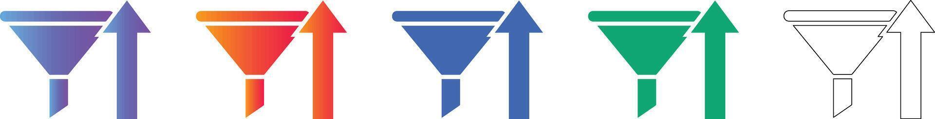 datos filtración proceso gráficos conjunto vector