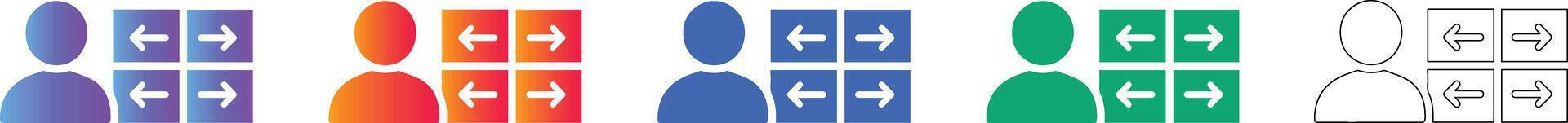 User Interface Navigation and Mapping Icons vector