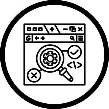 Program Testing Unique Product Design Layout vector