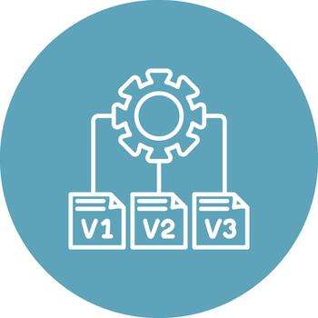 Version Control Creative Strong Digital Artwork vector