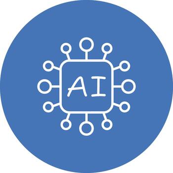 Artificial Intelligence Creative Balanced Interface Form vector