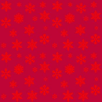 oscuro rojo copo de nieve modelo vector