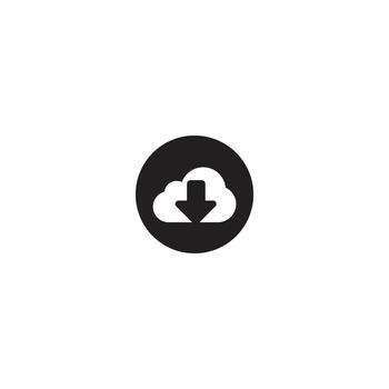 Cloud Upload Data Icon vector