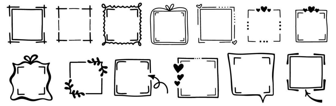 Playful QR Code Frames vector