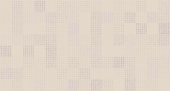 Systematic Logic - Geometric Grid of Binary Code vector