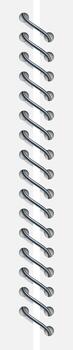 Spiral binding notebook closeup loop pattern vector
