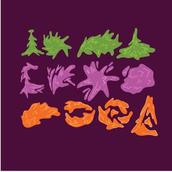 Vibrant Gradient Flow vector