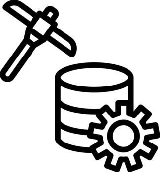 Data Mining Unique Design vector