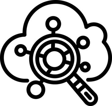 Network Analysis Unique Design vector