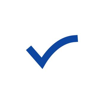 Checkbox solid icon for interface development vector