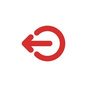 Logout solid icon for user interface vector