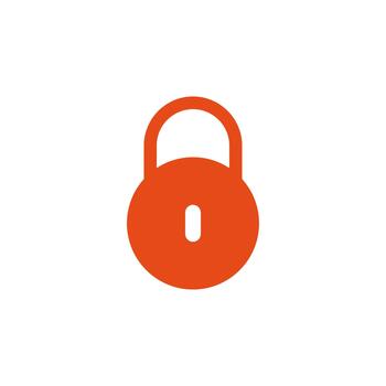 bloquear sólido icono para móvil solicitud vector