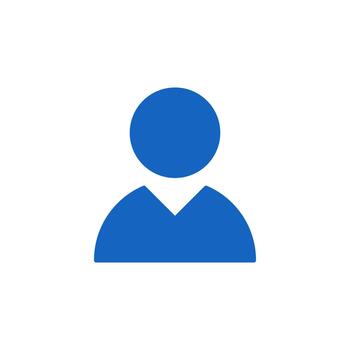 usuario sólido icono para interfaz desarrollo vector