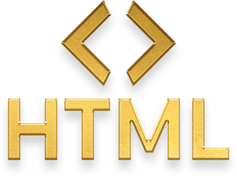 golden 3d html Code Entwickler Symbol png
