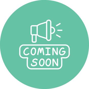 Soon Creative Bold User Interface Element vector