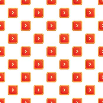 Red square next button pattern background vector