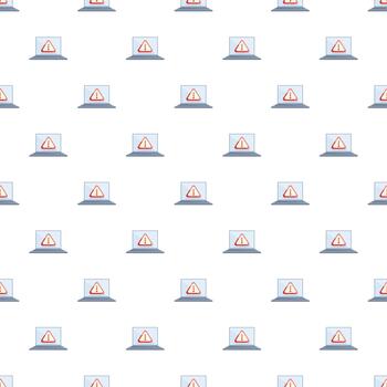 ordenador portátil computadora pantalla demostración sistema error advertencia modelo vector