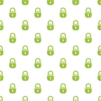 ssl candado sin costura modelo representando digital seguridad cifrado vector