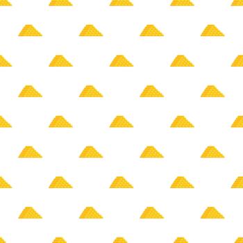 Gold bars stack seamless pattern background vector