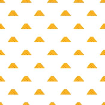 Gold bars stack seamless pattern wealth concept vector