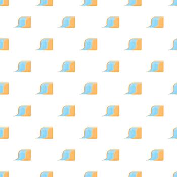 Repeating waterfall pattern seamless background vector