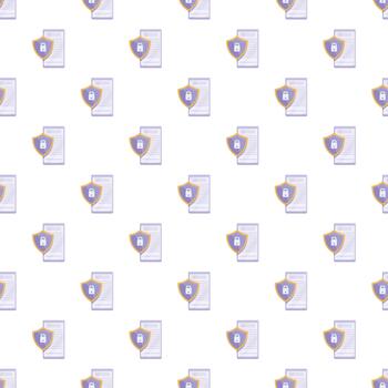 datos seguridad modelo demostración protegido digital documentos vector