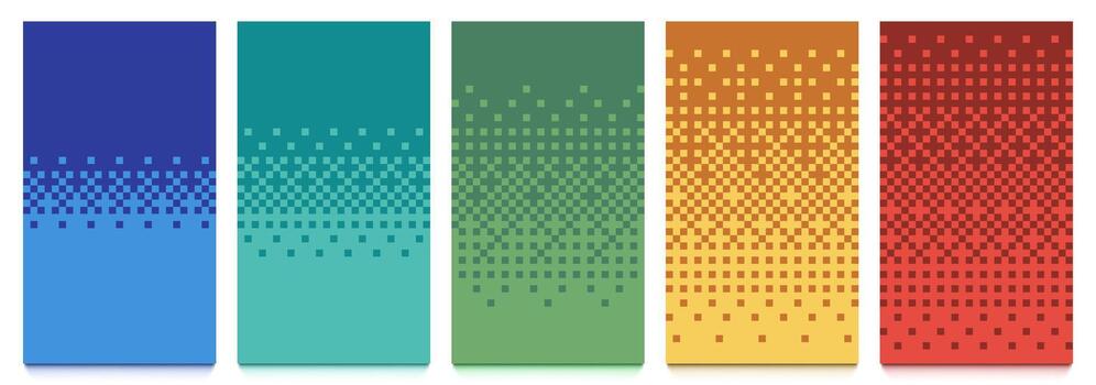 Dithering pattern gradient backgrounds vector