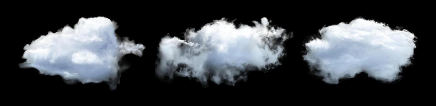 Clouds cut out vector