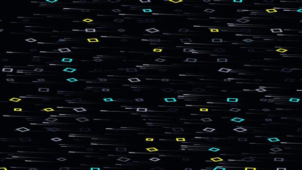 Digital Data Stream Visualization with Moving Binary Codes. video