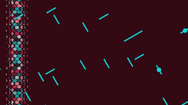 Digital Data Streams and Binary Code Visualization. video