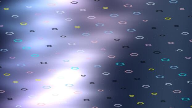 Abstract Digital Data Stream with Binary Code and Light Effects. video