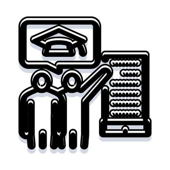 estudiantes graduarse aprendizaje académico conocimiento utilizando calculadora vector