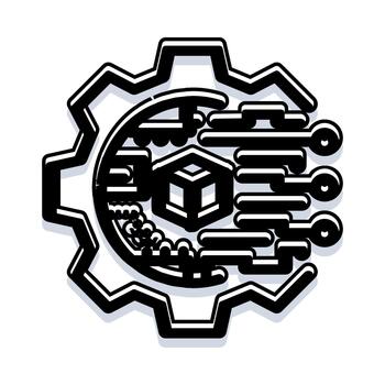 Game development engine software technology icon vector
