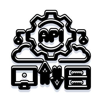 solicitud programación interfaz nube informática software desarrollo vector